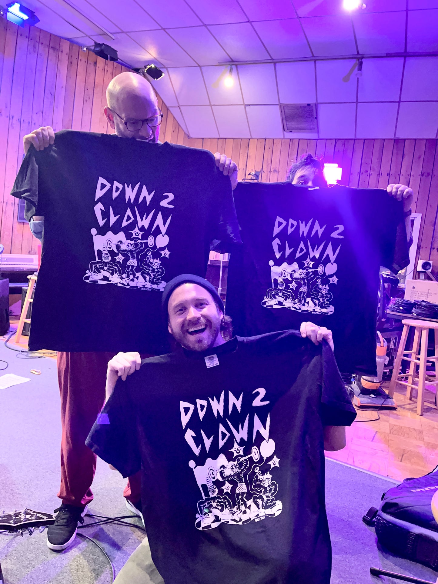 Down 2 Clown - Black & White T-shirt