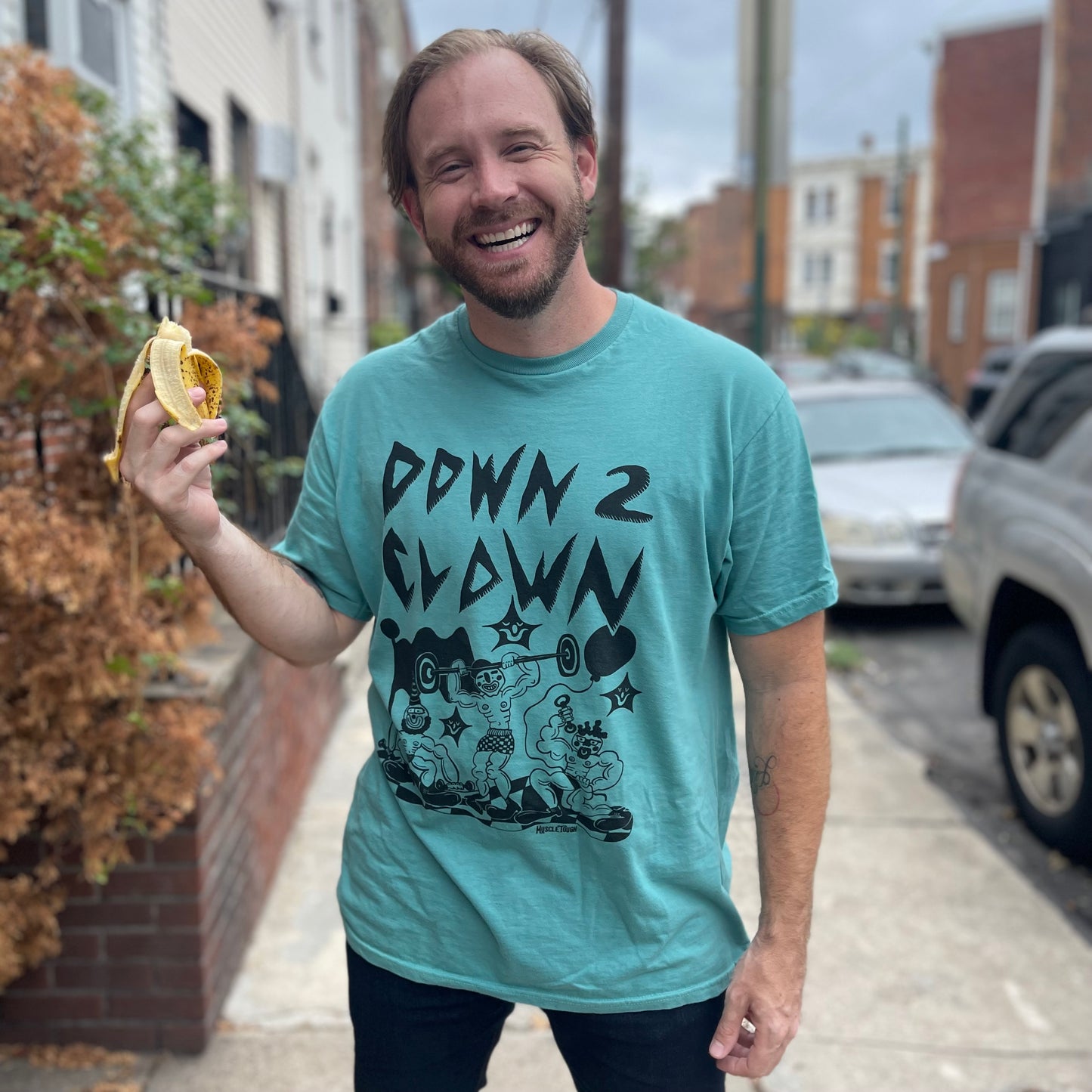 Down 2 Clown Heavy Cotton T-Shirt