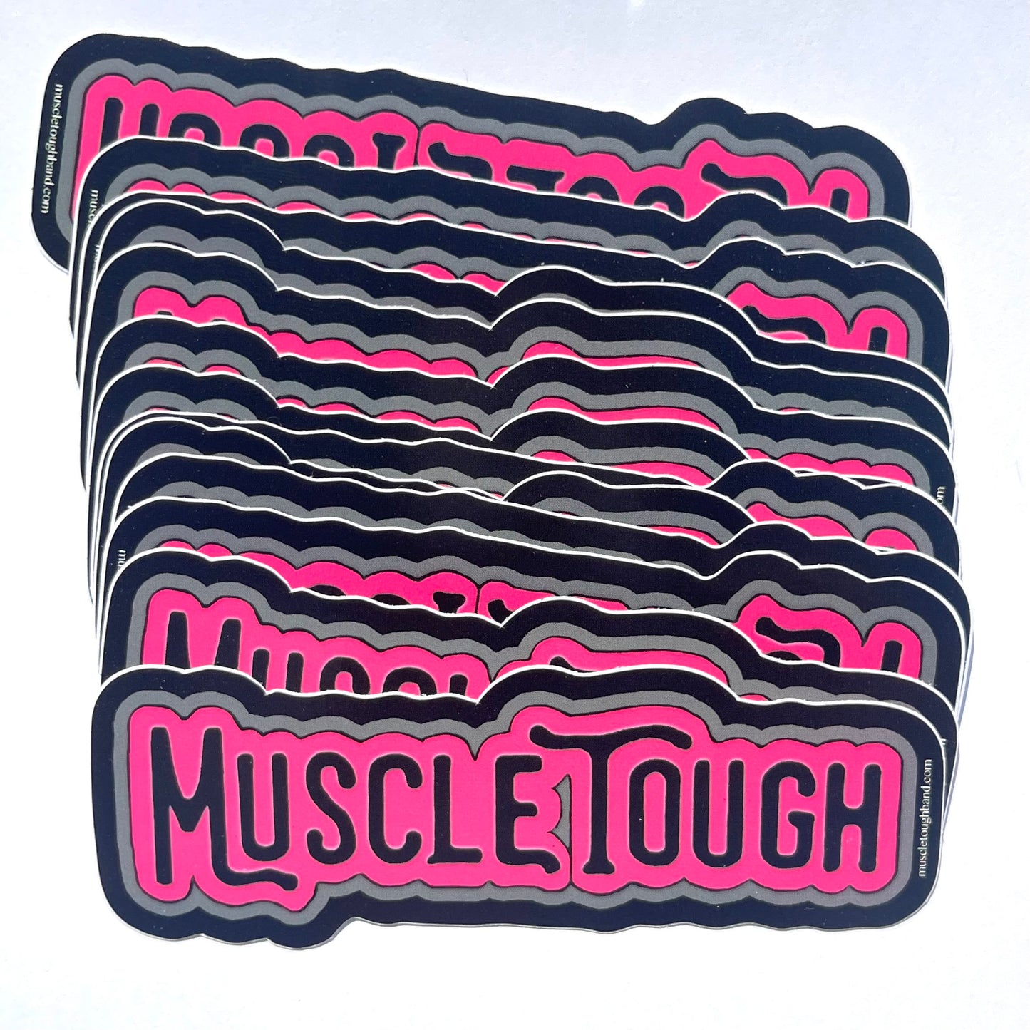 Muscle Tough Logo Sticker | Old School