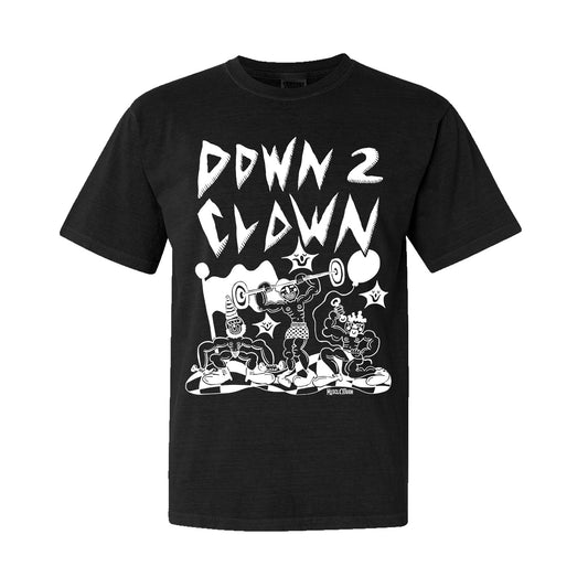 Down 2 Clown - Black & White T-shirt